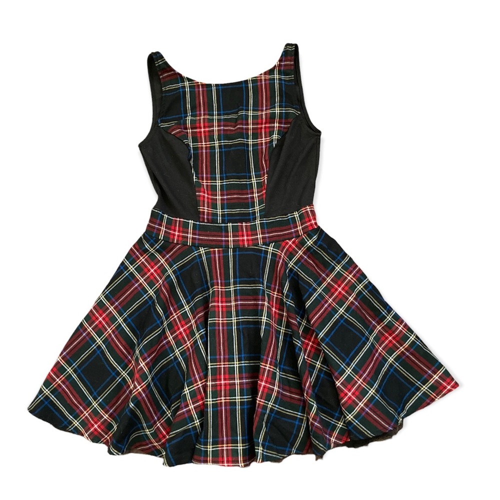 Olsenboye Plaid Fit & Flare Dress Juniors Size 5